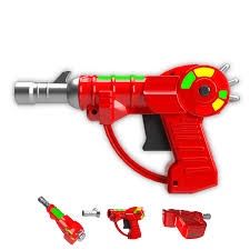 Raygun Penjamin Battery with Lights and Sound, Color: Red