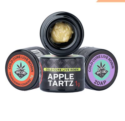 WNC CBD THCA Cold Cure Live Rosin | 1g
