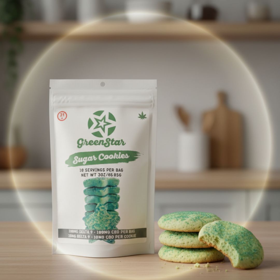 Green Star - Sugar Cookies