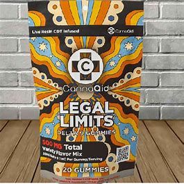 Legal Limits Delta 9 THC Gummies 25mg, flavor: Variety Mix