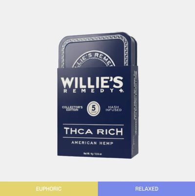 Willie’s Remedy+ THCA Rich 5ct Tin Cans