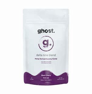 Ghost Delta 9 Gummies, flavor: Black Cherry