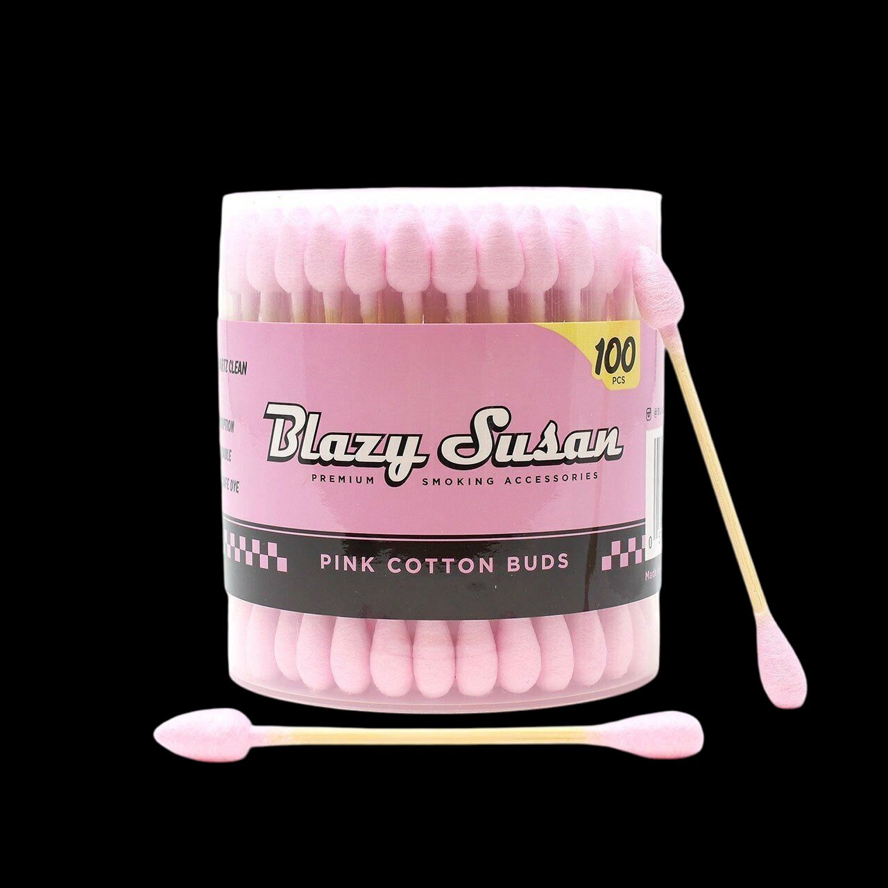 Blazy Pink Cotton Buds | Thick Cotton Swabs