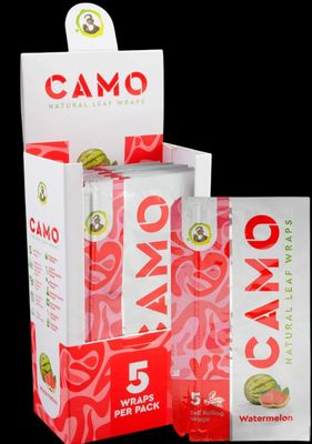 Camo Natural Leaf Wraps 5pk
