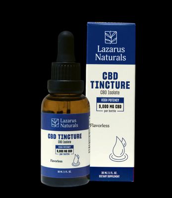 9000mg CBD Tincture Isolate - THC Free