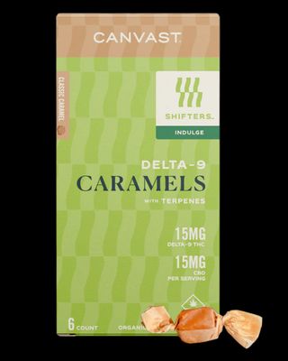 Caramels 30mg 1:1 Delta 9 &amp; CBD