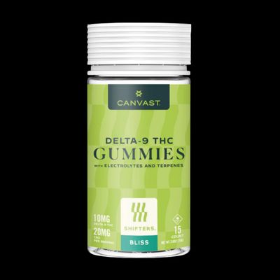 Shifters Bliss Delta-9 Gummies + Electrolytes + Terpenes