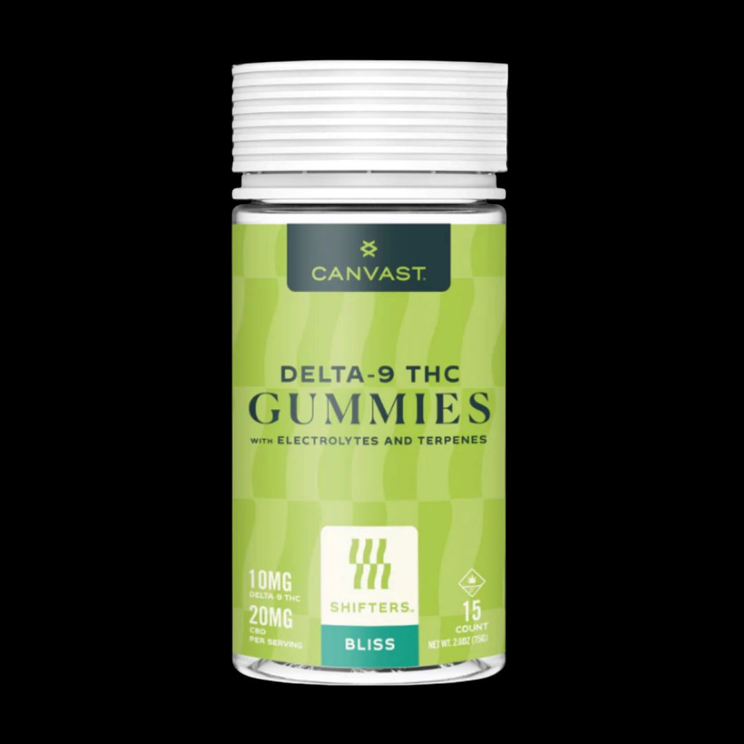 Shifters Bliss Delta-9 Gummies + Electrolytes + Terpenes, Amount: 15ct