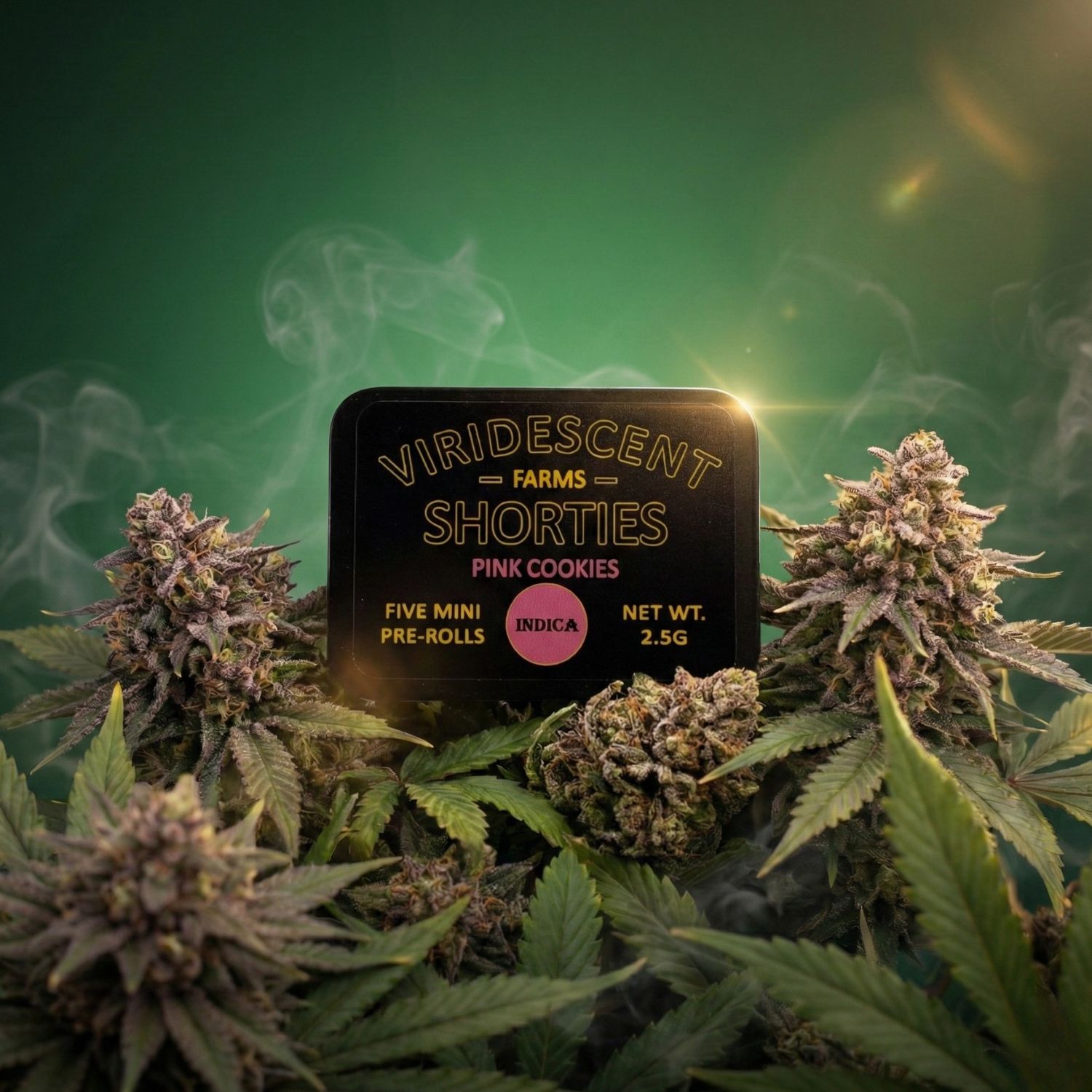 Shorties (5pk Mini Pre-Rolls), Strain: Pink Cookies (I)