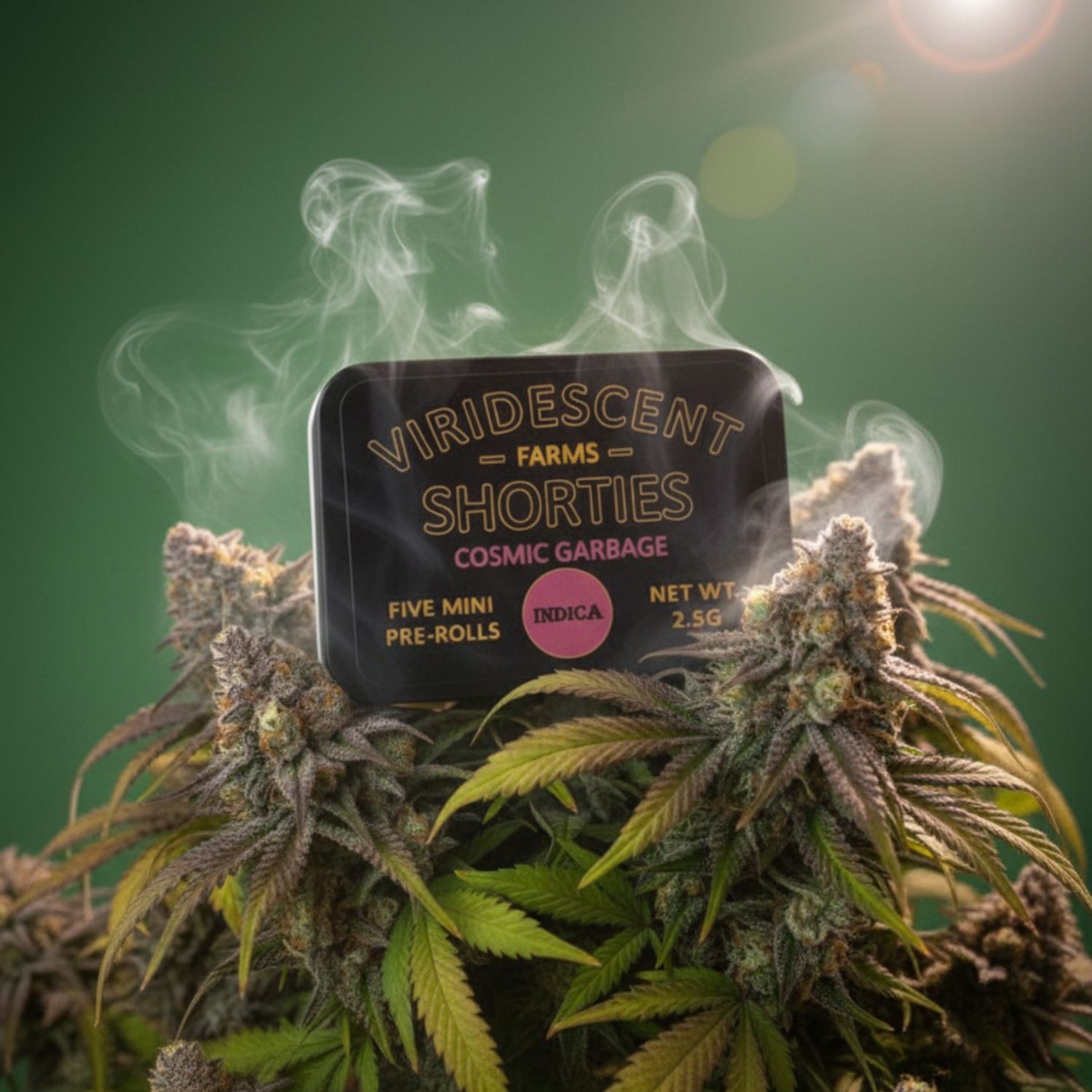 Shorties (5pk Mini Pre-Rolls), Strain: Cosmic Garabge (I)