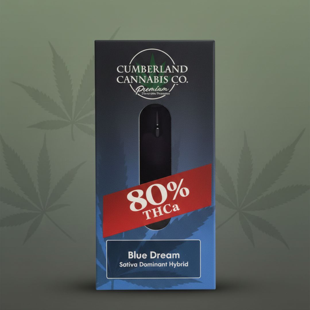 Cumberland Cannabis 2g THCA Disposable, Strain: Blue Dream (SDH)