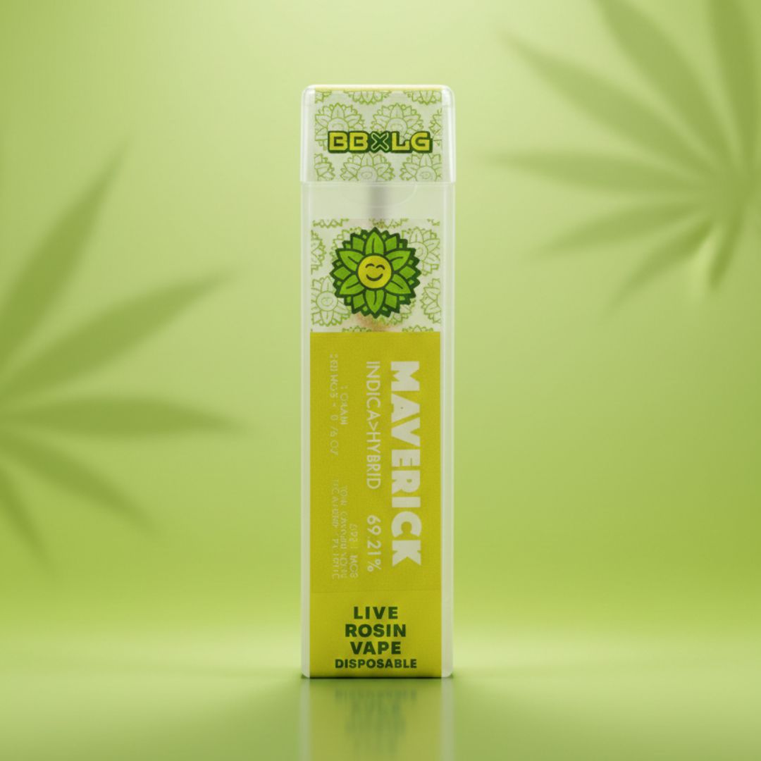 BBXLG 0.5mL HD Live Rosin Dispo, Strain: Maverick  (IDH)