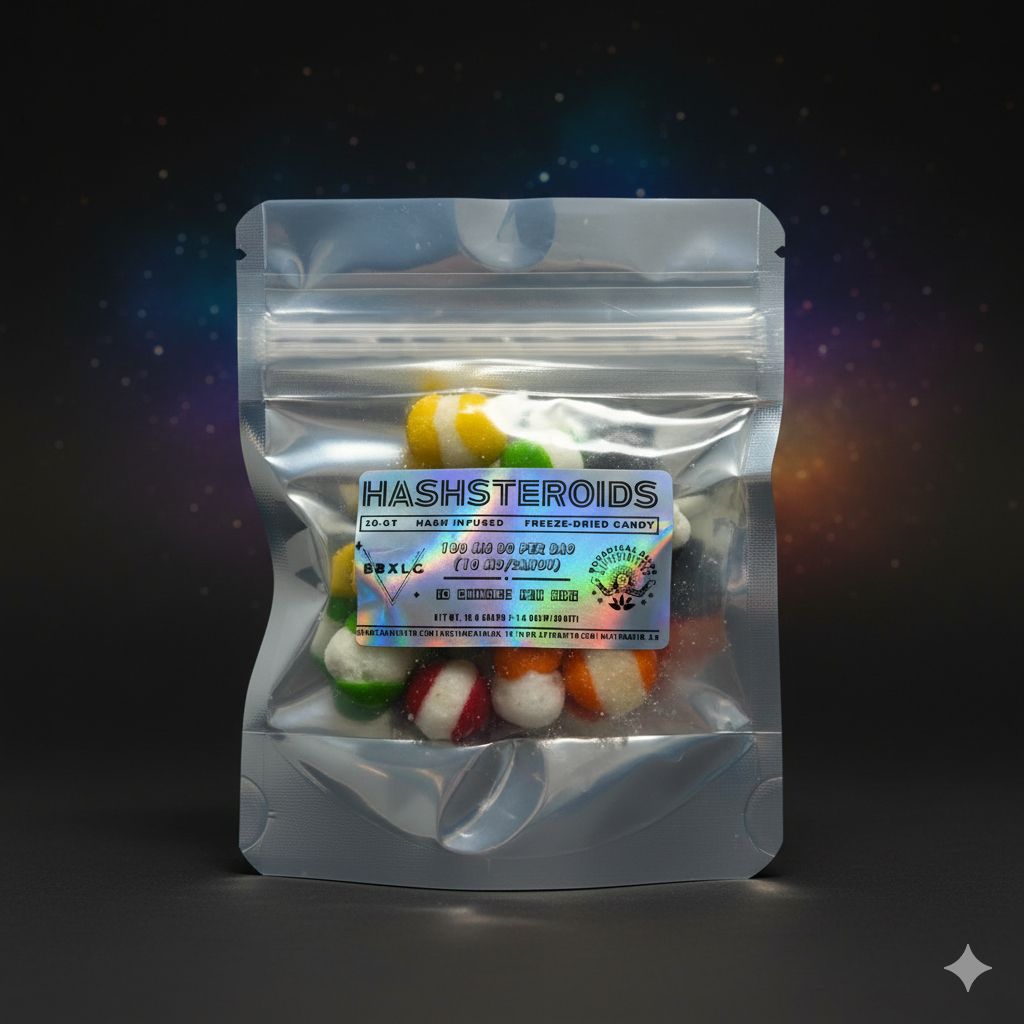 BBXLG Hashteroids (10 CT) 100 MG THC