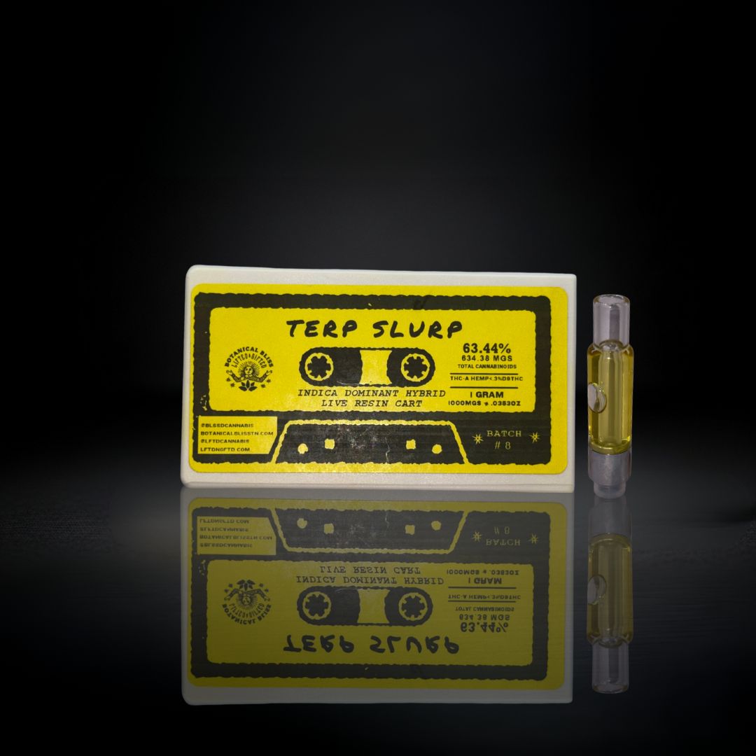 BBXLG THCa Live Resin 1mL Cartridge, Strain: Terp Slurp (I)