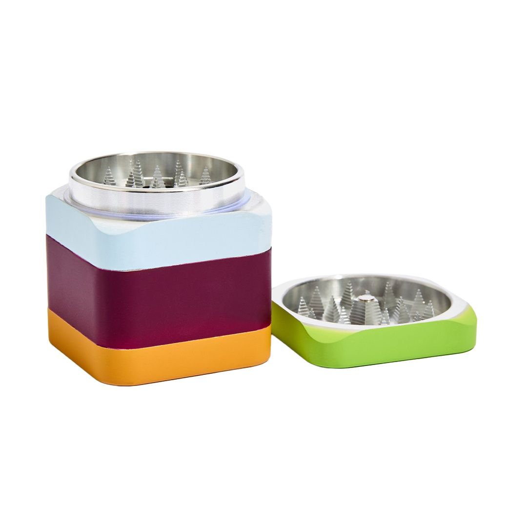 Colorblock Grinders, Color: Eggplant