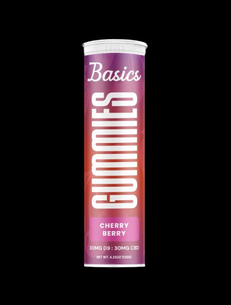 Basics - Nano Delta 9 THC Gummies, flavor: Cherry Berry