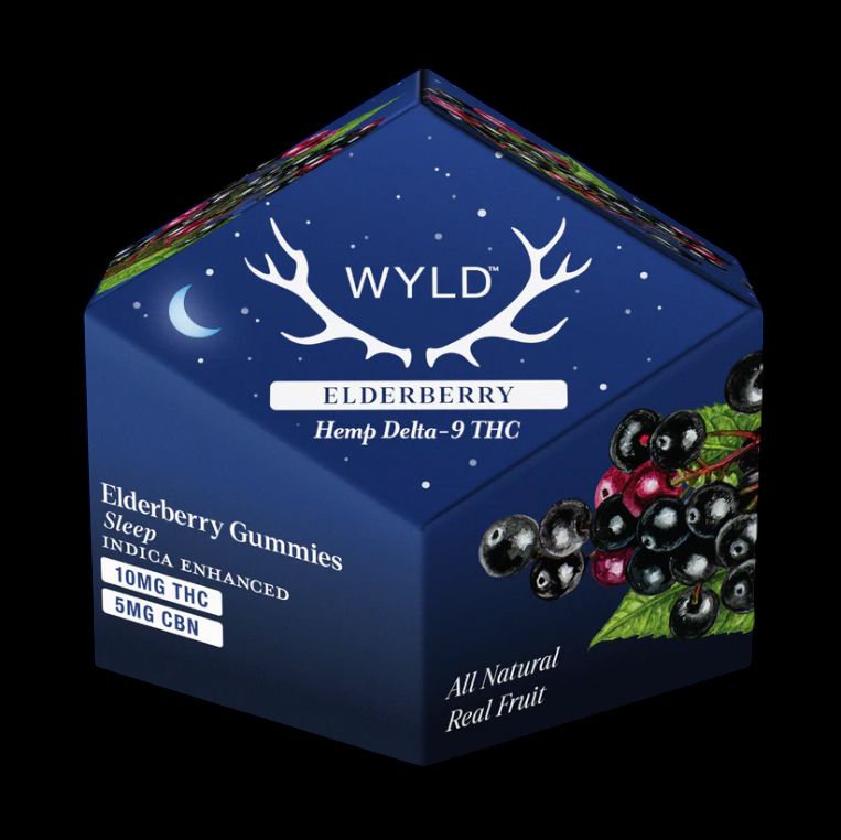 Wyld  Elderberry 2:1 THC:CBN | Sleep, Amount: 10ct