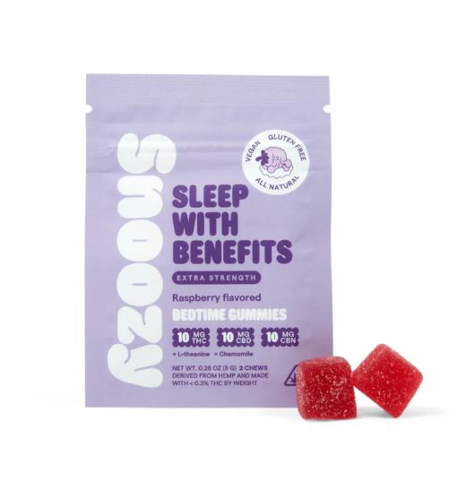 Snoozy Sleep Extra Strength Gummies (Sleep with Benefits)