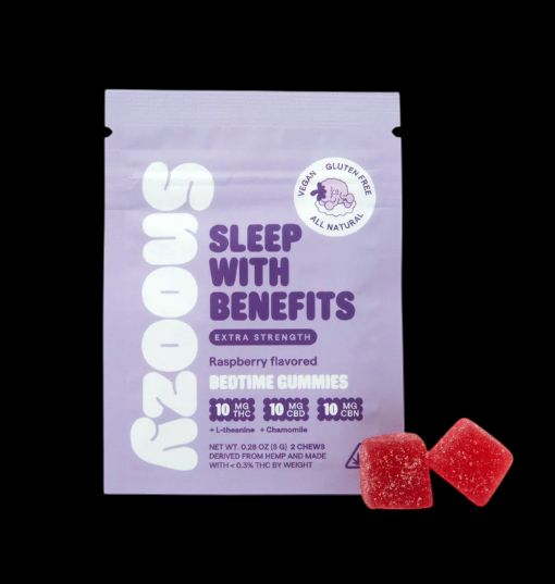 Snoozy Sleep Extra Strength Gummies (Sleep with Benefits), Amount: 2ct