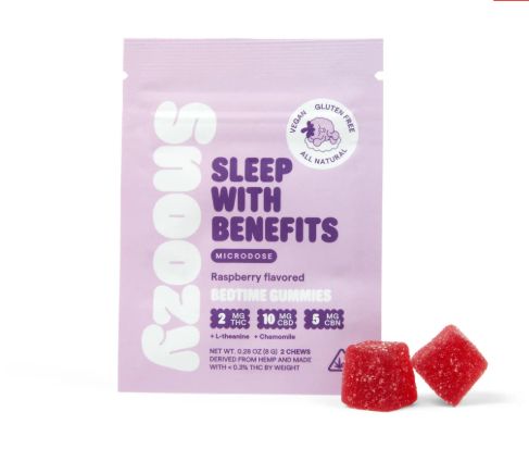 Snoozy Sleep Microdose Gummies (Sleep with Benefits)