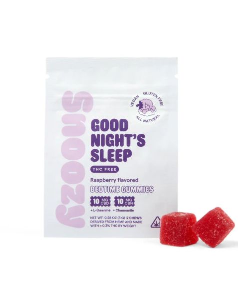 Snoozy Sleep : THC-Free Gummies (Good Night's Sleep)