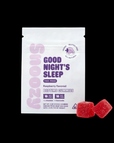 Snoozy Sleep : THC-Free Gummies (Good Night's Sleep)