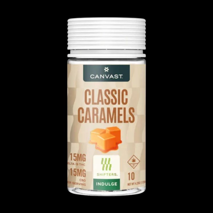 Canvast Shifters Delta-9 Indulge Caramels - 15mg/10ct