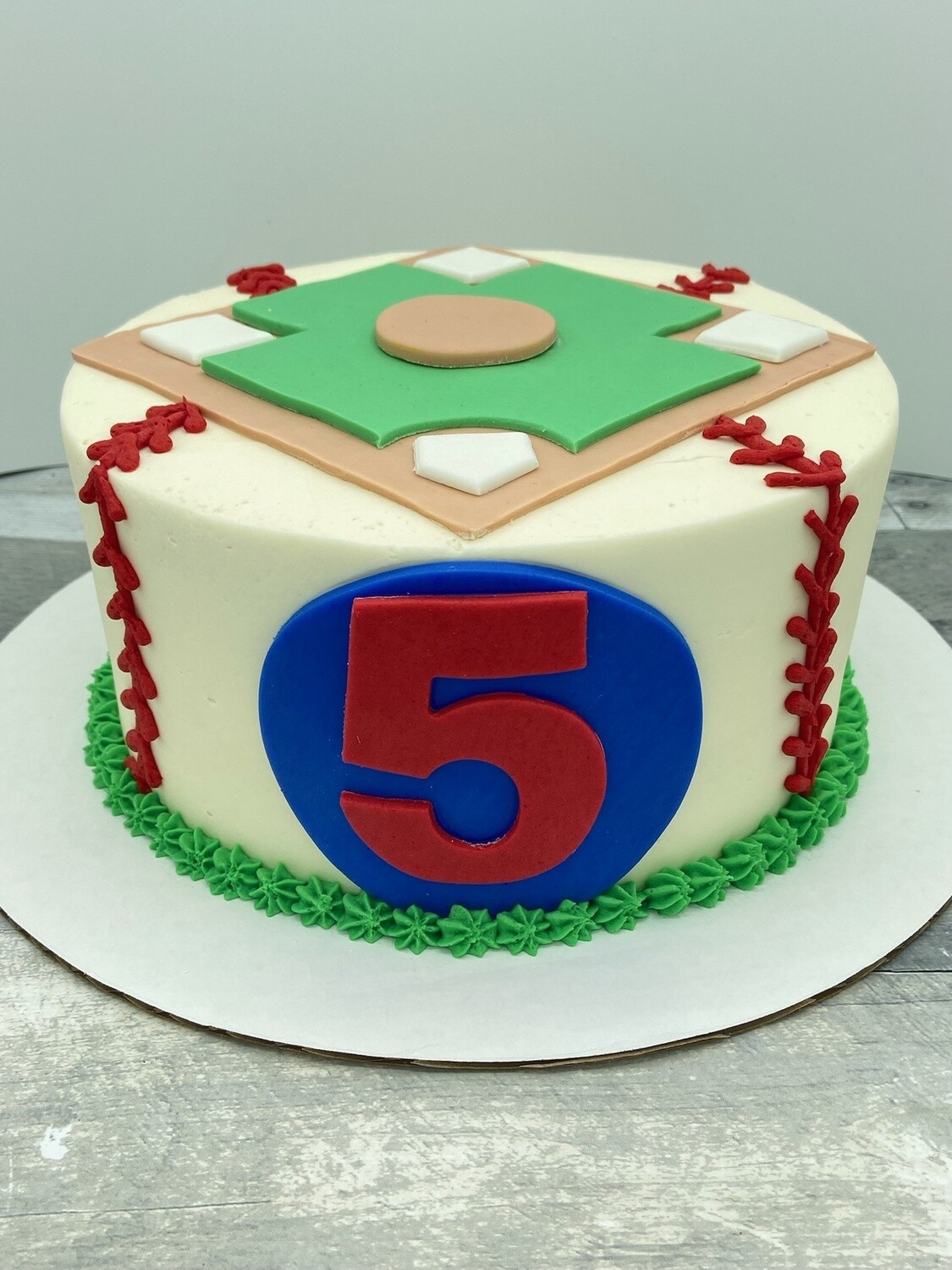Baseball Diamond Cake