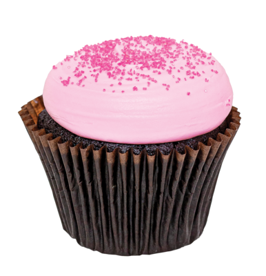 Gluten Free Pink Chocolate Cupcakes (Box of 6)