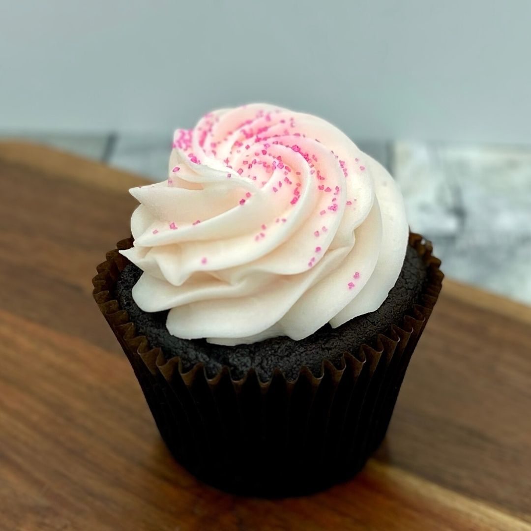 Pink Chocolate Cupcake