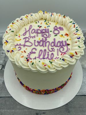Gluten Free Sprinkle Birthday Cake