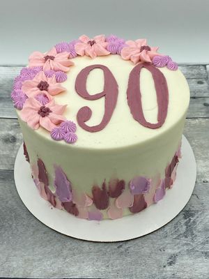 Gluten Free Floral Birthday Cake