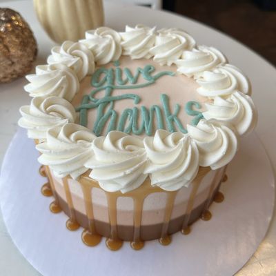 Give Thanks Drip Cake