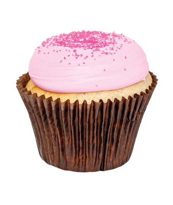 Gluten Free Pink Vanilla Cupcakes (Box of 6)