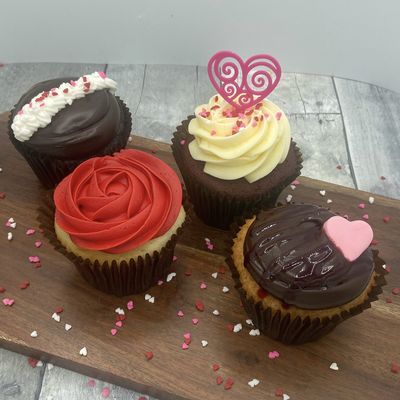 Valentine's Day Special Gift Set - 4-Pack Cupcakes Pre-Order Gluten Free
