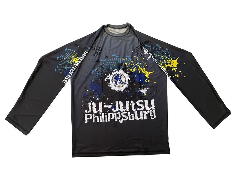 Rashguard - grau Rashguard - grau "Ju-Jutsu Philippsburg"