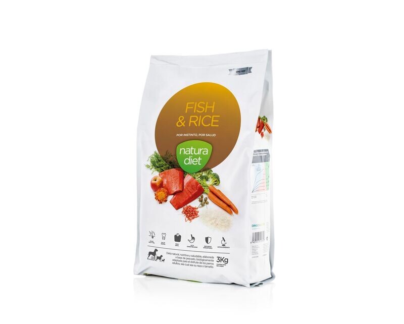 Natura Diet FISH & RICE 3 Kg