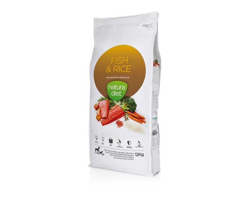 Natura Diet FISH & RICE 12 Kg