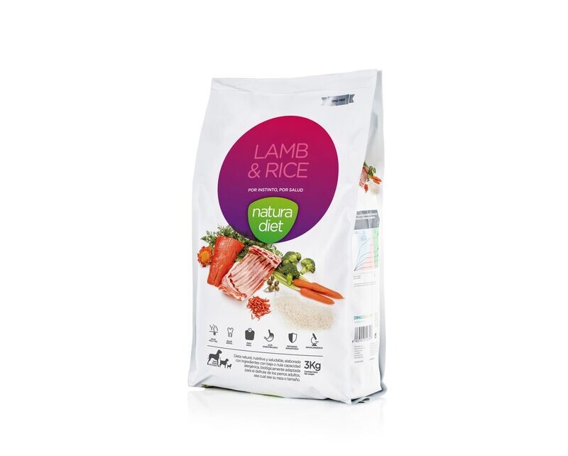 Natura Diet LAMB & RICE 3 Kg