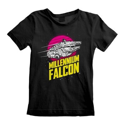 Star Wars Millennium Falcon Circle Kids T-Shirt