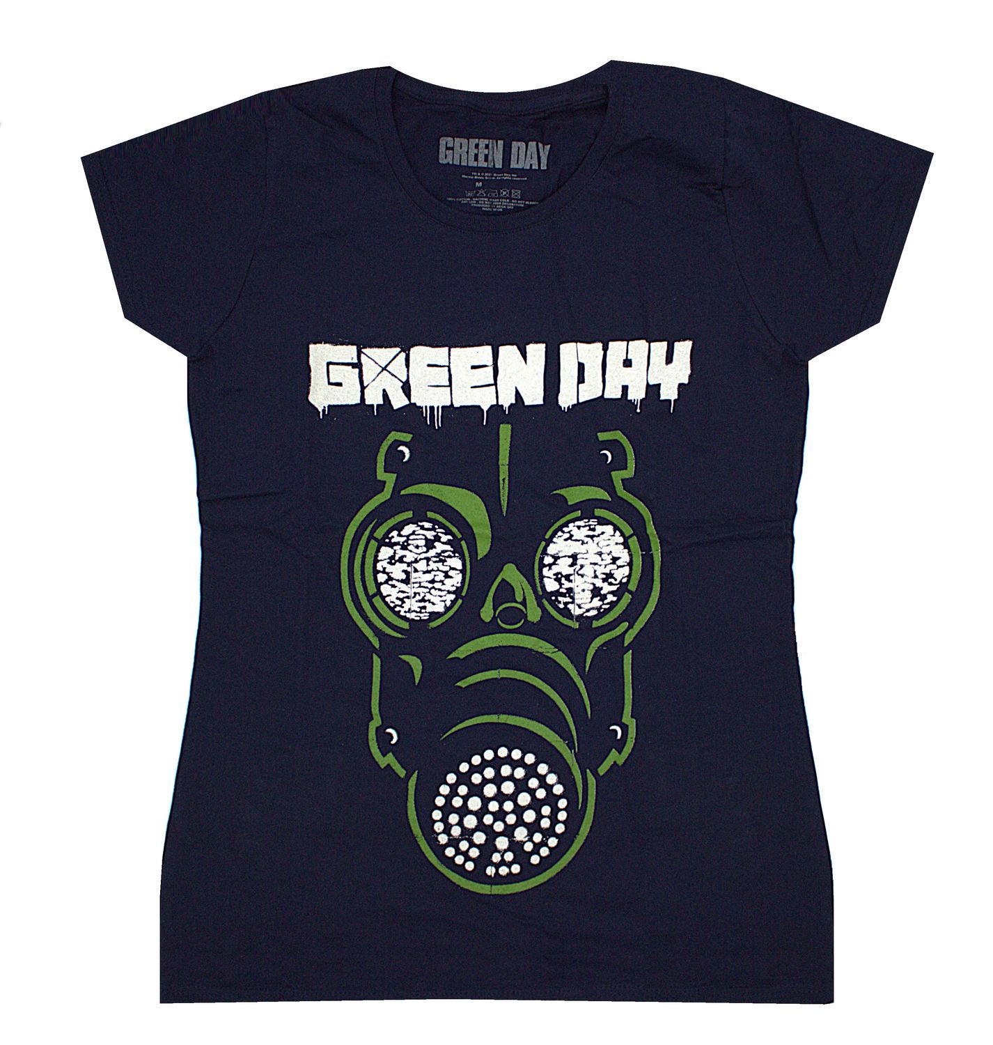 Green Day 'Green Mask' Ladies T-Shirt