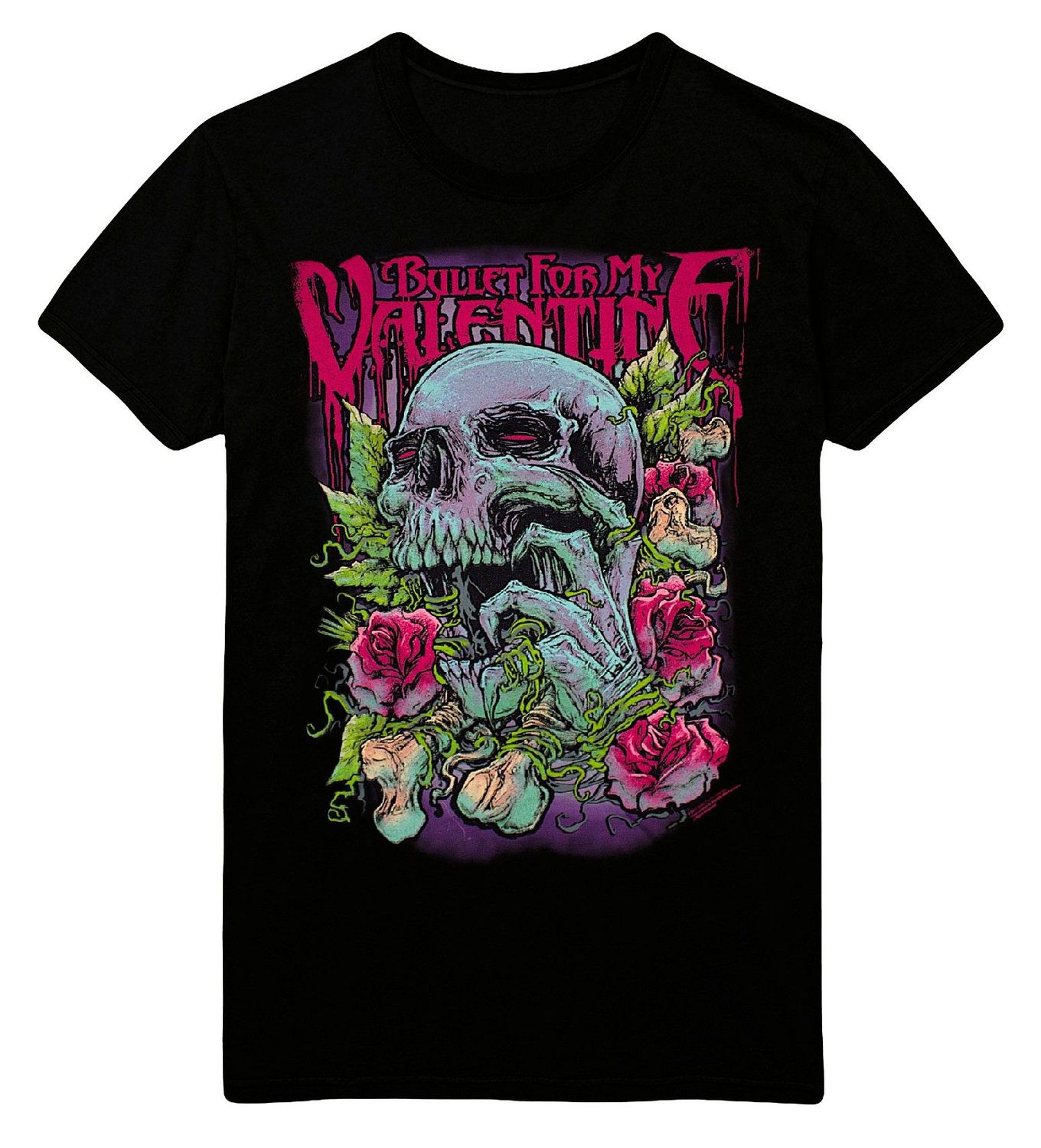 Bullet for My Valentine Red Skull Eyes T-Shirt