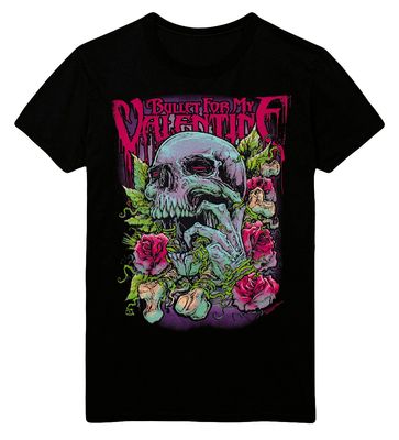 Bullet for My Valentine Red Skull Eyes T-Shirt