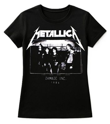Metallica 'MOP Photo' Damage Inc Tour Ladies T-Shirt