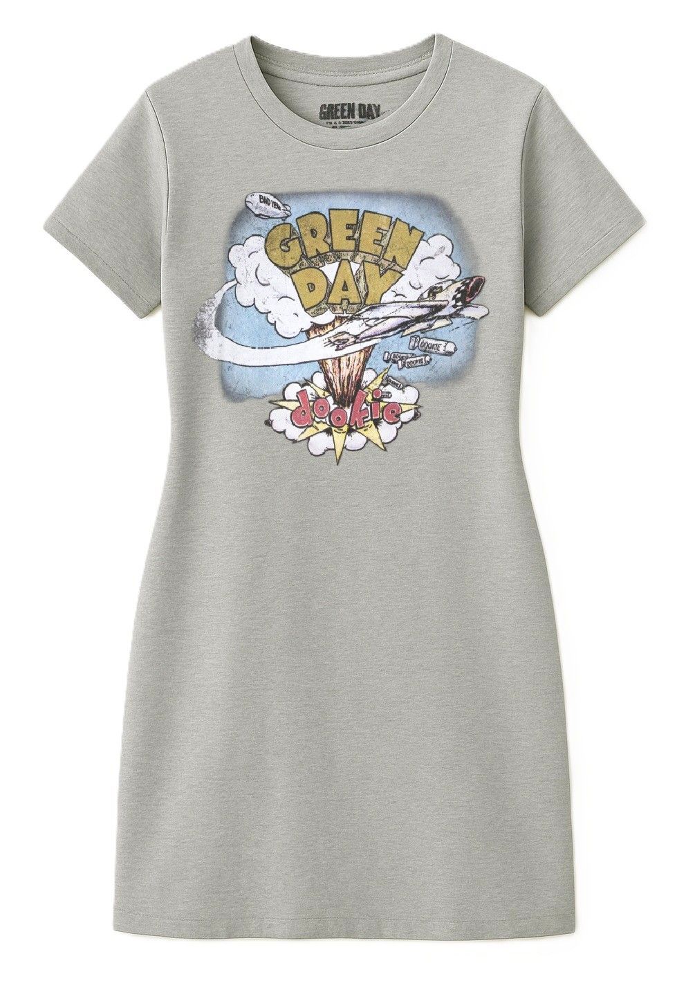 Green Day Vintage Dookie T-Shirt Dress