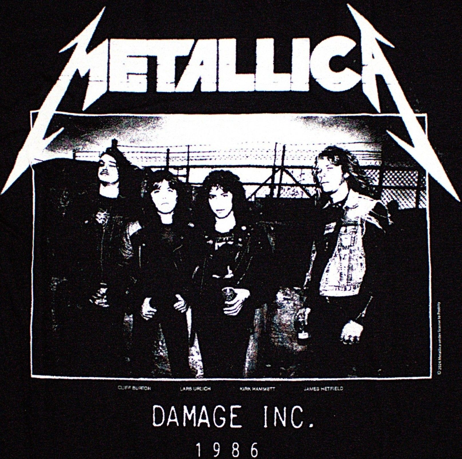 Metallica 'MOP Photo' Damage Inc Tour Ladies T-Shirt