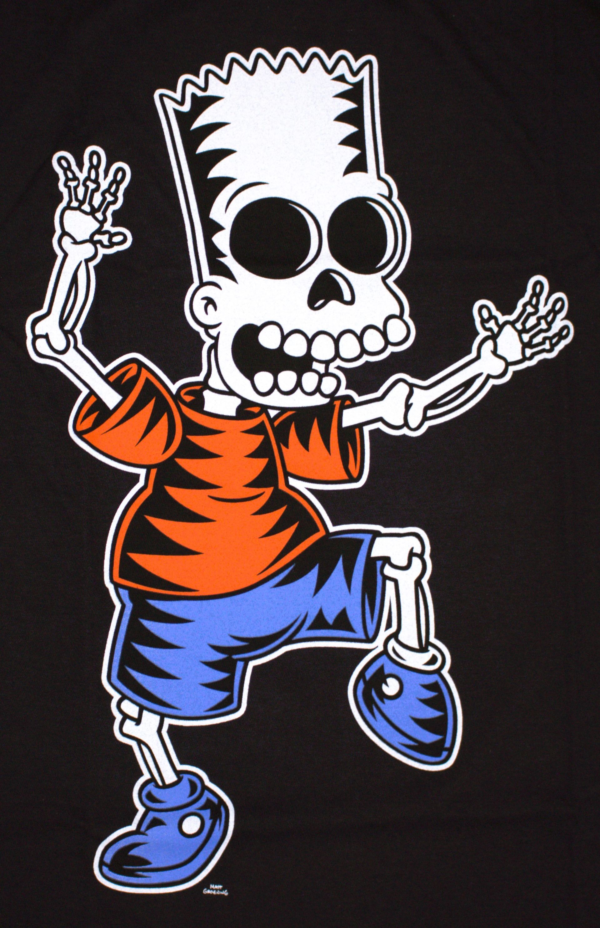 Simpsons ' Skeleton Bart' Unisex T-Shirt