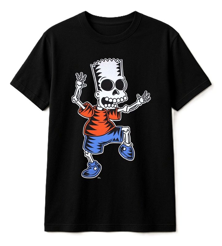 Simpsons ' Skeleton Bart' Unisex T-Shirt