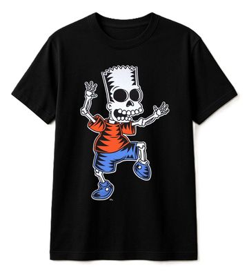 Simpsons ' Skeleton Bart' Unisex T-Shirt