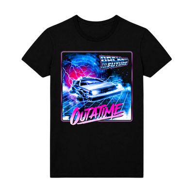 Back To The Future 'Outa Time Neon' Unisex T-Shirt